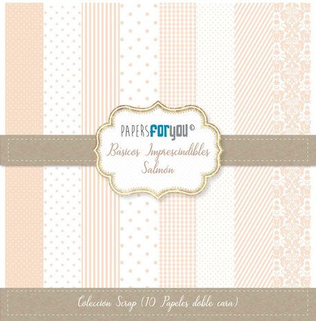 Papers For You Basicos Imprescindibles Salmon Scrap Paper Pack (10pcs) (PFY-10159) (DISCONTINUED) Papers For You Basicos Imprescindibles Salmon Scrap Paper Pack (10pcs) (PFY-10159) (DISCONTINUED)