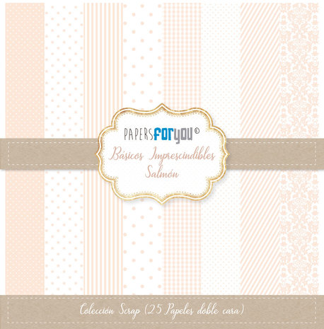 Papers For You Basicos Imprescindibles Salmon Mini Scrap Paper Pack (25pcs) (PFY-10167) (DISCONTINUED) Papers For You Basicos Imprescindibles Salmon Mini Scrap Paper Pack (25pcs) (PFY-10167) (DISCONTINUED)