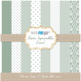 Papers For You Basicos Imprescindibles Laurel Mini Scrap Paper Pack (25pcs) (PFY-10165) (DISCONTINUED)