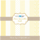 Papers For You Basicos Imprescindibles Vainilla Mini Scrap Paper Pack (25pcs) (PFY-10163) (DISCONTINUED)