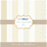 Papers For You Basicos Imprescindibles Beige Mini Scrap Paper Pack (25pcs) (PFY-10164) (DISCONTINUED)