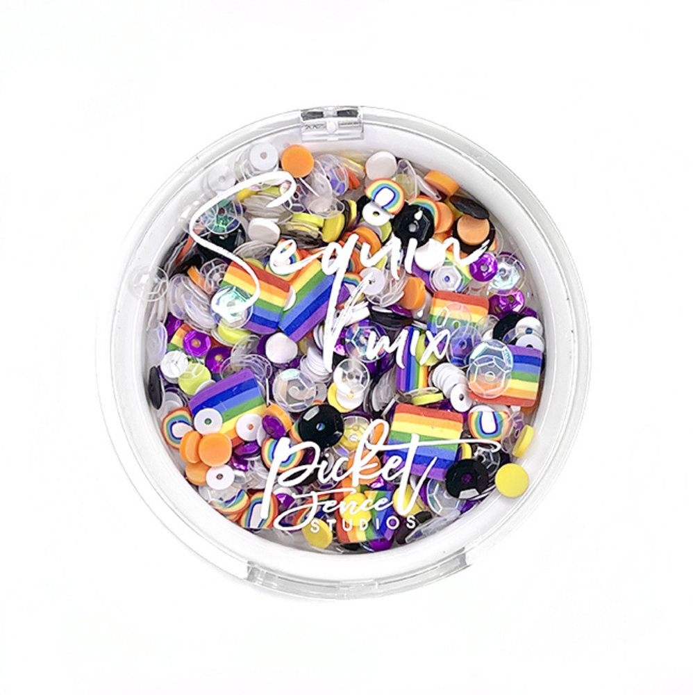 Picket Fence Studios Day of Rainbows Sequin Mix (SQC-147) (OUTLET) Picket Fence Studios Day of Rainbows Sequin Mix (SQC-147) (OUTLET)
