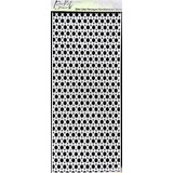 Picket Fence Studios Slim Line Hexagon Randomness 4x10 Inch Stencil (SC-300) (OUTLET)