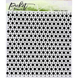 Picket Fence Studios Hexagon Randomness 6x6 Inch Stencil (SC-299) (OUTLET)
