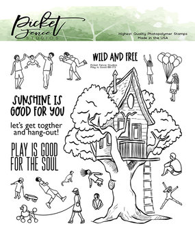 Picket Fence Studios 6 x 6 Play is Good (BB-172) (OUTLET)
