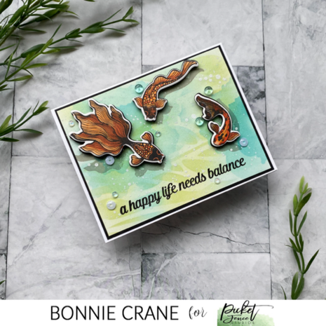 Picket Fence Studios Graceful Koi 6x6 Inch Metal Dies (A-157D) (OUTLET) Picket Fence Studios Graceful Koi 6x6 Inch Metal Dies (A-157D) (OUTLET)