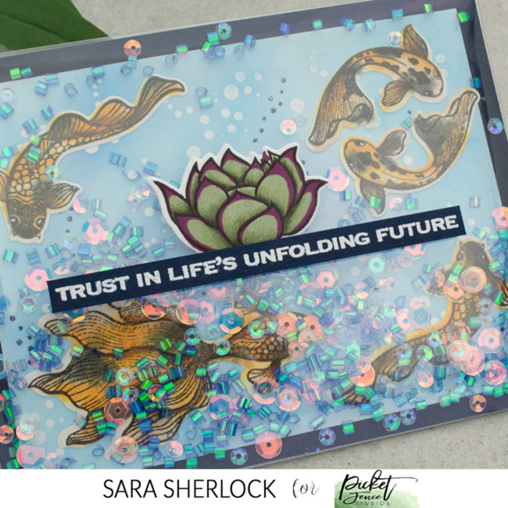 Picket Fence Studios Graceful Koi 6x6 Inch Metal Dies (A-157D) (OUTLET) Picket Fence Studios Graceful Koi 6x6 Inch Metal Dies (A-157D) (OUTLET)