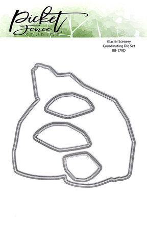 Picket Fence Studios Glacier Scenery 4x4 Inch Metal Dies (BB-179D) (OUTLET) Picket Fence Studios Glacier Scenery 4x4 Inch Metal Dies (BB-179D) (OUTLET)