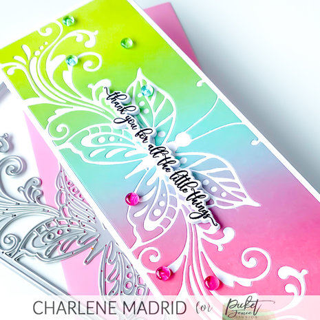 Picket Fence Studios Slim Line Hopes and Dreams Butterfly 4x10 Inch Cover Plate Dies (SDCS-138) (OUTLET) Picket Fence Studios Slim Line Hopes and Dreams Butterfly 4x10 Inch Cover Plate Dies (SDCS-138) (OUTLET)