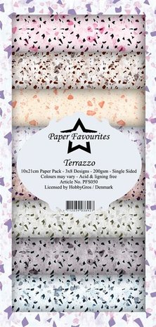 Paper Favourites Terrazzo Slim Paper Pack (PFS050) (DISCONTINUED)