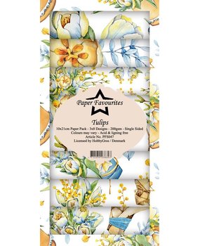 Paper Favourites Tulips Slim Paper Pack (PFS047) (DISCONTINUED)