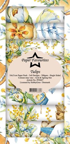 Paper Favourites Tulips Slim Paper Pack (PFS047) (DISCONTINUED) Paper Favourites Tulips Slim Paper Pack (PFS047) (DISCONTINUED)