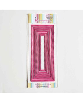 Dress My Craft Cutting Die Slimline Rough Stitched (DMCD4191) (OUTLET)