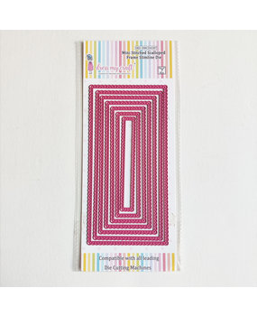 Dress My Craft Cutting Die Slimline Mini Stitched Scalloped Frame (DMCD4587) (OUTLET)