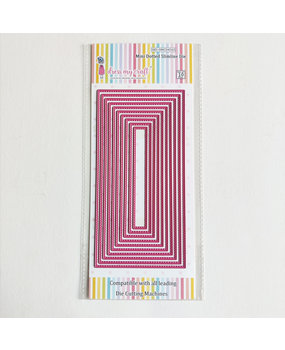 Dress My Craft Cutting Die Slimline Mini Dotted (DMCD4565) (OUTLET)