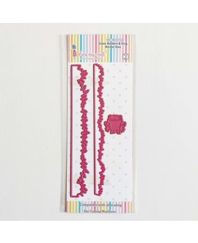 Dress My Craft Cutting Die Border Grass Borders & Frog (DMCD4763) (OUTLET)