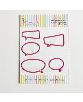 Dress My Craft Cutting Die Basic Designer Thought Bubble #1 (DMCD4444) (OUTLET)