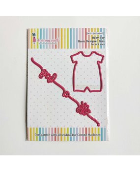 Dress My Craft Cutting Die Basic Designer Baby Boy (DMCD4807) (OUTLET)