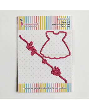 Dress My Craft Cutting Die Basic Designer Baby Girl (DMCD4840) (OUTLET)