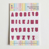 Dress My Craft Cutting Die Basic Designer Mini Capital Alphabets (DMCD4752) (OUTLET)