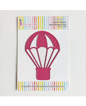 Dress My Craft Cutting Die Basic Designer Hot Air Balloon (DMCD4455) (OUTLET)