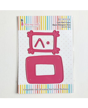 Dress My Craft Cutting Die Basic Designer Cute Wall Frame (DMCD5038) (OUTLET)