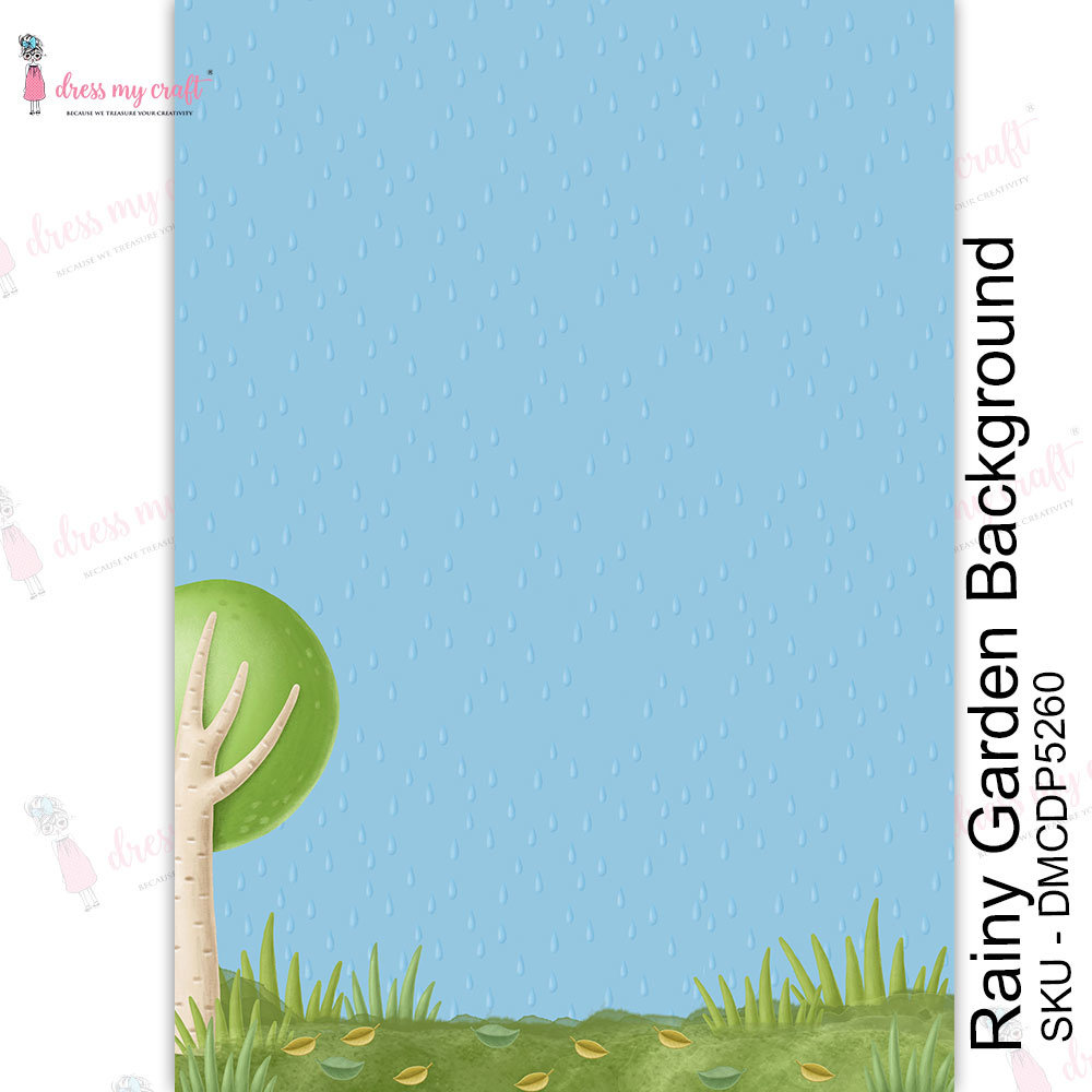 Dress My Craft Transfer Me Rainy Garden Background (DMCDP5260) (OUTLET) Dress My Craft Transfer Me Rainy Garden Background (DMCDP5260) (OUTLET)