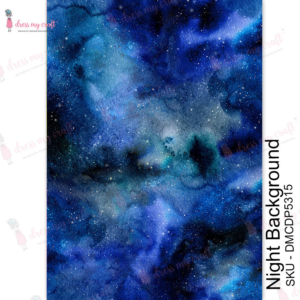 Dress My Craft Transfer Me Night Background (DMCDP5315) (OUTLET) Dress My Craft Transfer Me Night Background (DMCDP5315) (OUTLET)