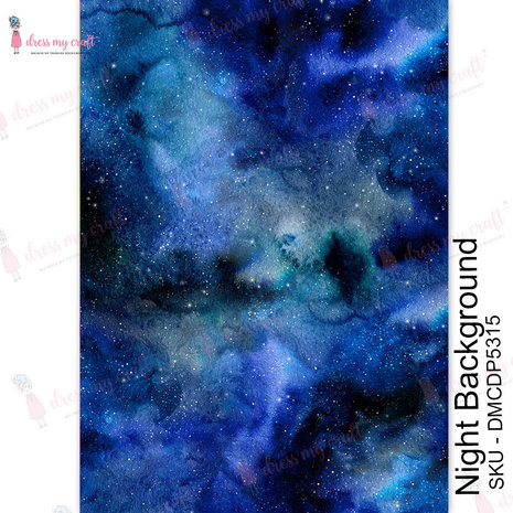 Dress My Craft Transfer Me Night Background (DMCDP5315) (OUTLET) Dress My Craft Transfer Me Night Background (DMCDP5315) (OUTLET)