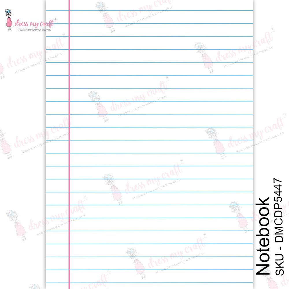 Dress My Craft Transfer Me Notebook (DMCDP5447) (OUTLET) Dress My Craft Transfer Me Notebook (DMCDP5447) (OUTLET)