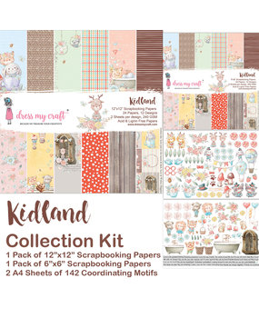 Dress My Craft Kidland Collection Kit (DMCP5512) (OUTLET) Dress My Craft Kidland Collection Kit (DMCP5512) (OUTLET)