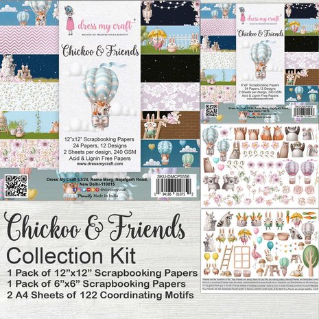 Dress My Craft Chickoo & Friends Collection Kit (DMCP5578) (OUTLET) Dress My Craft Chickoo & Friends Collection Kit (DMCP5578) (OUTLET)