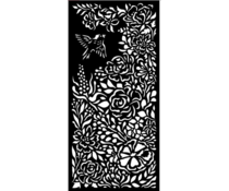 Stamperia Thick Stencil 12x25cm Garden of Promises Bird (KSTDL59)
