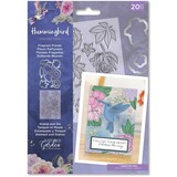 Crafter's Companion Hummingbird Stamp & Die Fragrant Florals (NG-HB-STD-FRFL) (OUTLET)