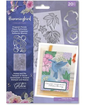 Crafter's Companion Hummingbird Stamp & Die Fragrant Florals (NG-HB-STD-FRFL) (OUTLET) Crafter's Companion Hummingbird Stamp & Die Fragrant Florals (NG-HB-STD-FRFL) (OUTLET)