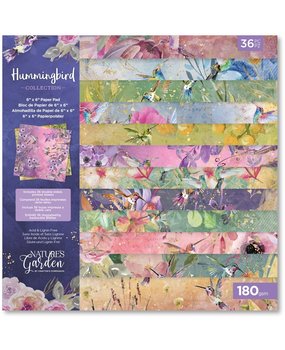Crafter's Companion Hummingbird 6x6 Inch Paper Pad (NG-HB-PAD6) (OUTLET)
