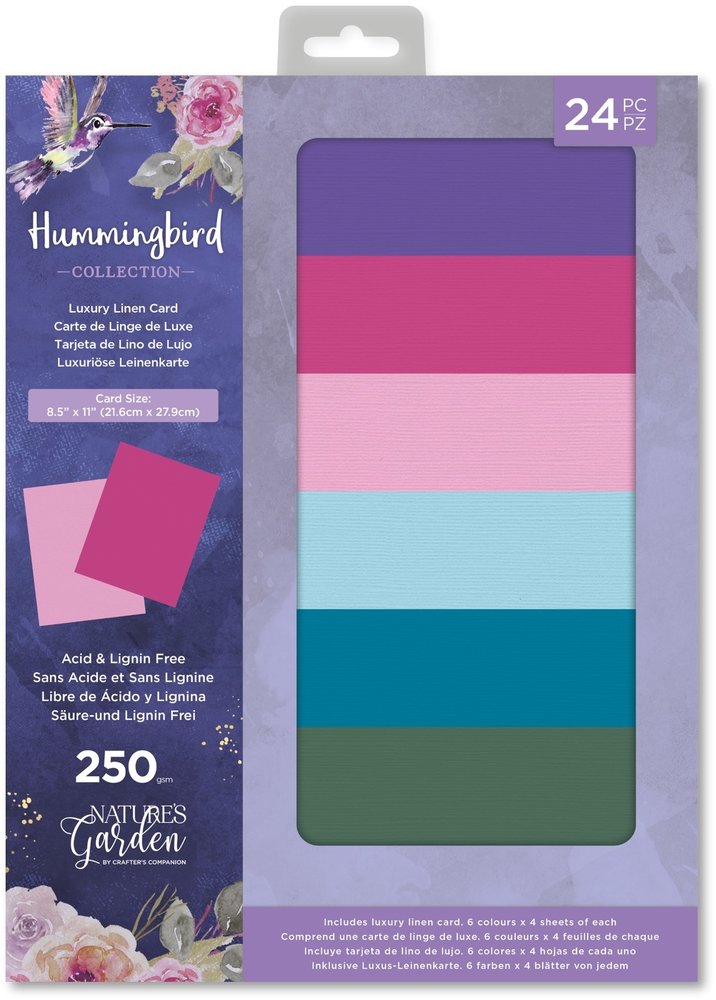 Crafter's Companion Hummingbird A4 Luxury Linen Cardstock Pack (NG-HB-LINEN) (OUTLET) Crafter's Companion Hummingbird A4 Luxury Linen Cardstock Pack (NG-HB-LINEN) (OUTLET)