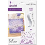 Gemini Embossing Folder w/ Stamp & Die 6x6 Inch Make a Wish (GEM-EF6-MAWISH) (DISCONTINUED)