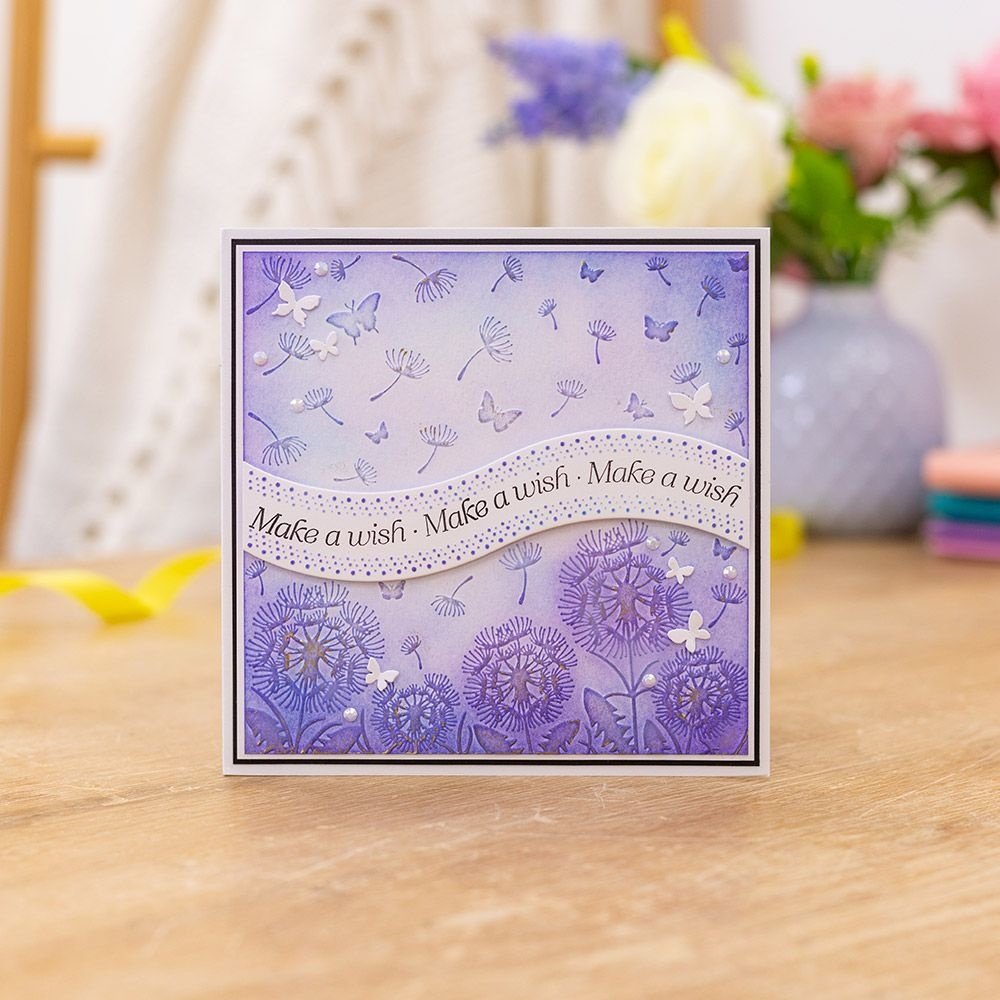 Gemini Embossing Folder w/ Stamp & Die 6x6 Inch Make a Wish (GEM-EF6-MAWISH) (DISCONTINUED) Gemini Embossing Folder w/ Stamp & Die 6x6 Inch Make a Wish (GEM-EF6-MAWISH) (DISCONTINUED)