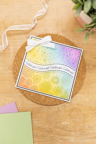 Gemini Embossing Folder w/ Stamp & Die 6x6 Inch Celebrate (GEM-EF6-CELEBR) (DISCONTINUED) Gemini Embossing Folder w/ Stamp & Die 6x6 Inch Celebrate (GEM-EF6-CELEBR) (DISCONTINUED)