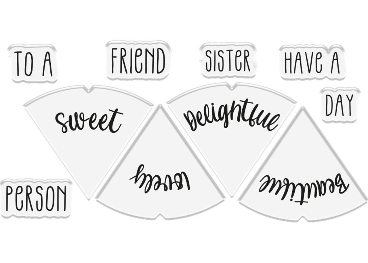 Gemini Reveal Wheel Sweet Delight Stamp & Die (GEM-STD-SWDE) (DISCONTINUED)