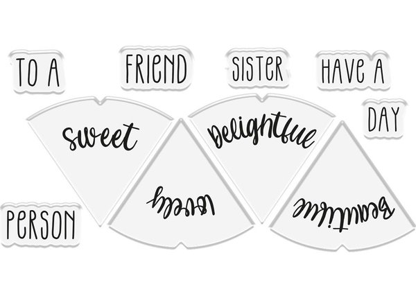 Gemini Reveal Wheel Sweet Delight Stamp & Die (GEM-STD-SWDE) (DISCONTINUED)