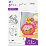 Gemini Shaped Shaker Eau De Parfum Stamp & Die (GEM-STD-EAPA) (DISCONTINUED)
