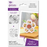 Gemini Shaped Shaker Born To Bloom Stamp & Die (GEM-STD-NOBL) (DISCONTINUED)