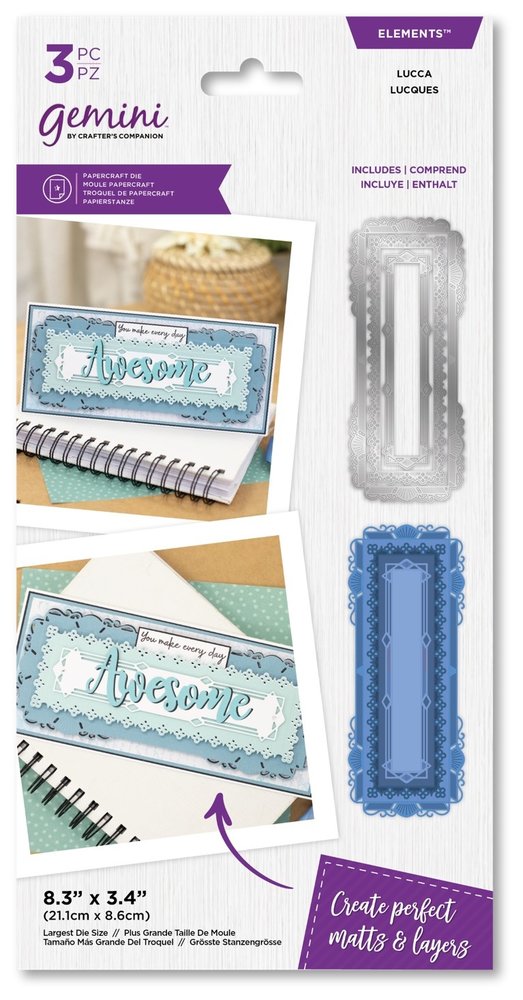 Gemini Slimline Advanced Nesting Lucca Elements Dies (GEM-MD-ELE-LUCCA) (DISCONTINUED) Gemini Slimline Advanced Nesting Lucca Elements Dies (GEM-MD-ELE-LUCCA) (DISCONTINUED)