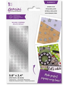 Gemini Sequin Shining Star Elements Dies (GEM-MD-ELE-SHST) (DISCONTINUED)