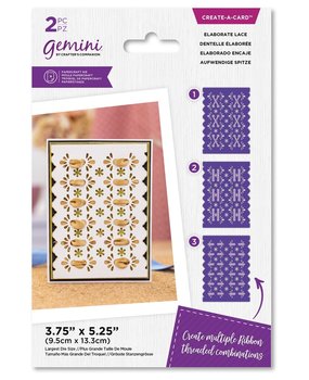 Gemini Ribbon Threading Elaborate Lace Create-a-Card Dies (GEM-MD-CAD-ELAC) (DISCONTINUED)