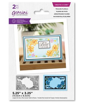 Gemini Paper Piecing Trailing Florals Create-a-Card Dies (GEM-MD-CAD-TRFL) (DISCONTINUED)