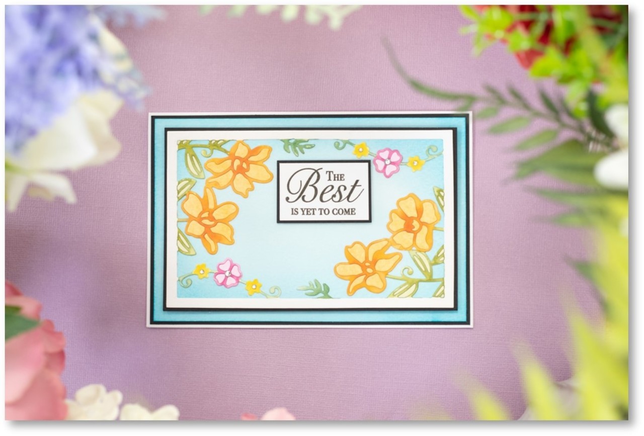 Gemini Paper Piecing Trailing Florals Create-a-Card Dies (GEM-MD-CAD-TRFL) (DISCONTINUED)