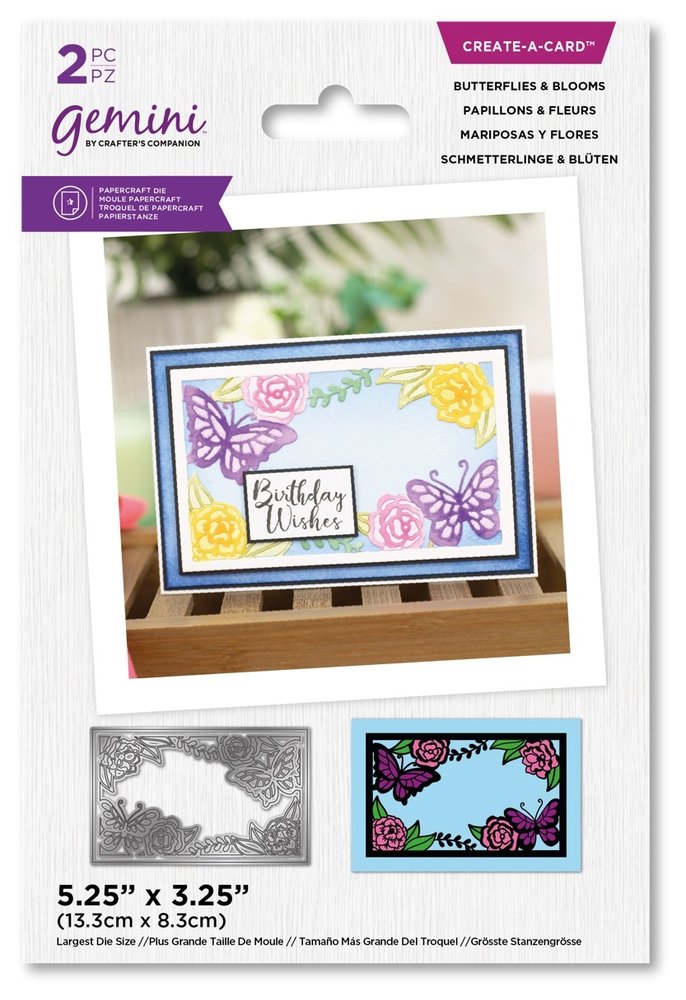 Gemini Paper Piecing Butterflies and Blooms Create-a-Card Dies (GEM-MD-CAD-BUBL) (DISCONTINUED) Gemini Paper Piecing Butterflies and Blooms Create-a-Card Dies (GEM-MD-CAD-BUBL) (DISCONTINUED)